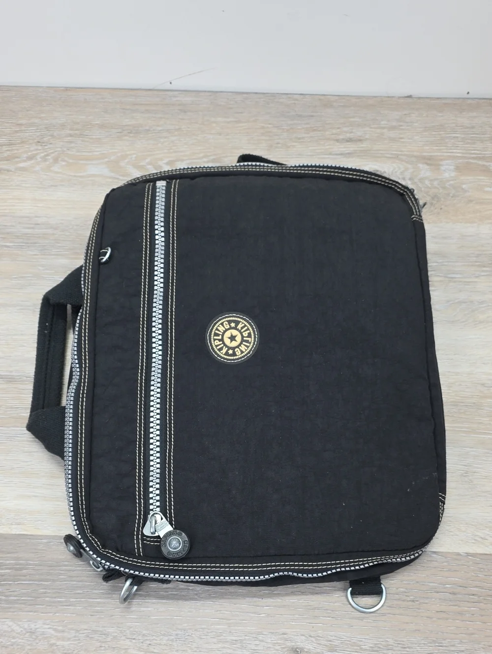 Rare Vintage Kipling Water Resistant Adjustable Backpack/Laptop Bag Briefcase